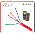 OFC UTP Cat5e para cable LAN de red Cumple con RoHS, lista de ETL